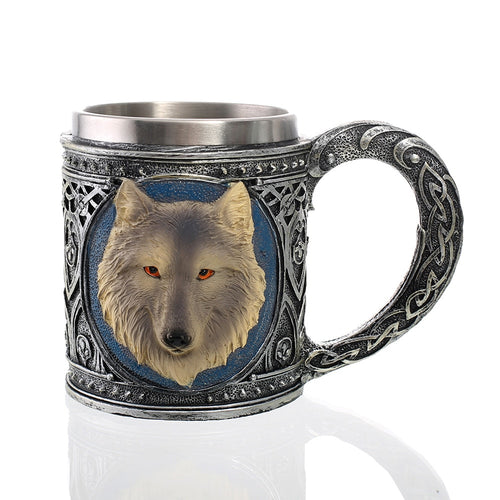 3D Wolf Mug